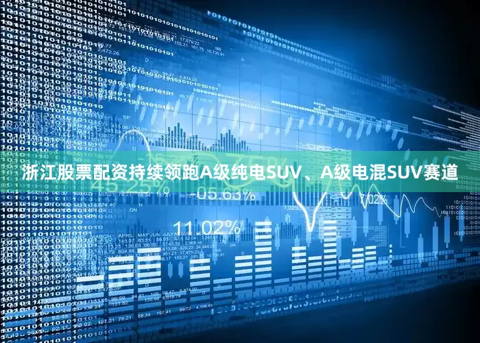 浙江股票配资持续领跑A级纯电SUV、A级电混SUV赛道